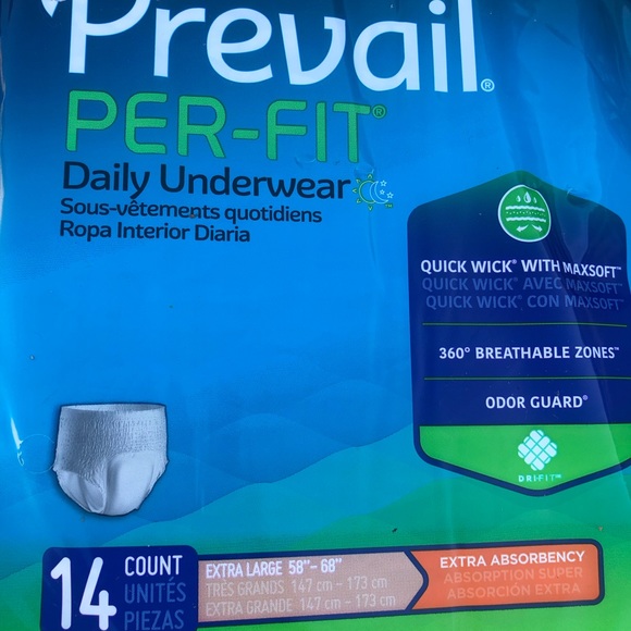 Prevail Per-Fit Pull-Up Daily Adult Disposable Underwear, Extra Absorbency 2 p… - Picture 6 of 10